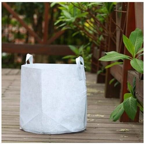 Free Shipping 5 pieces Non-woven Planting Bag Home Gardening Vegetable Grow Bags trees Flower Pots & Planters 11 sizes