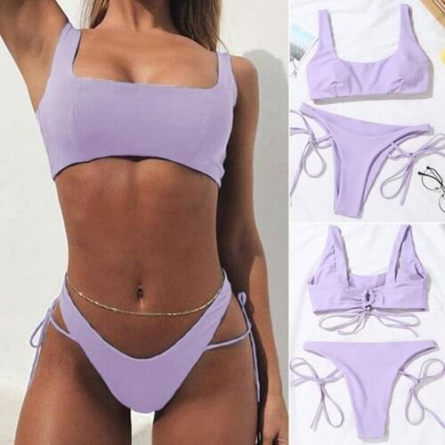 Low Waist Bikinis Swimsuits Women Strap Bathing Suit Biquini Brazilian Bikini Beachwear
