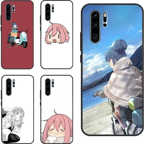 Anime Yuru Camp For Huawei P30 Lite P40 P20 Pro Nova 5T P Smart 2019 Case For Honor 20 10 X Lite 8X 9X