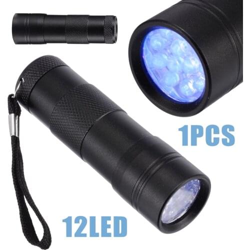 Led UV Flashlight Ultra Bright Torch Portable Light DIY Professional Use 3 X AAA Battery Powered 2019 New UV Torch