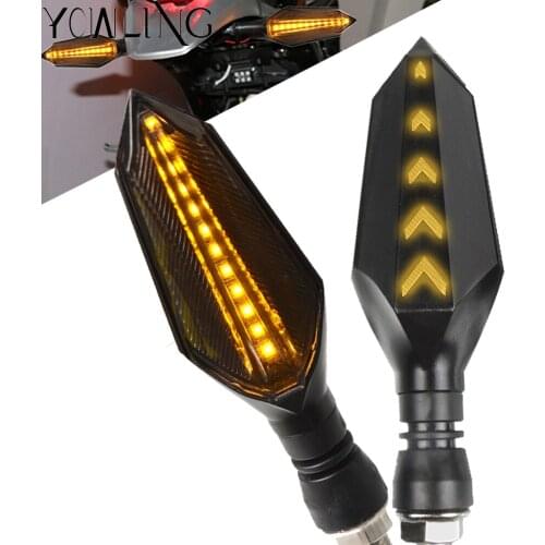 For YAMAHA TMAX 530 SX DX 2012 2013 2014 2015 2016 2017 2018 tmax530 Motorcycle LED Flexible Turn Signal Indicator Amber Light