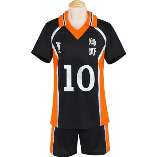 Haikyuu Unisex Karasuno High School Hinata Shyouyou Tobio Kageyama Daichi Sawamura Cosplay Costume Sportswear Volleyball Uniform