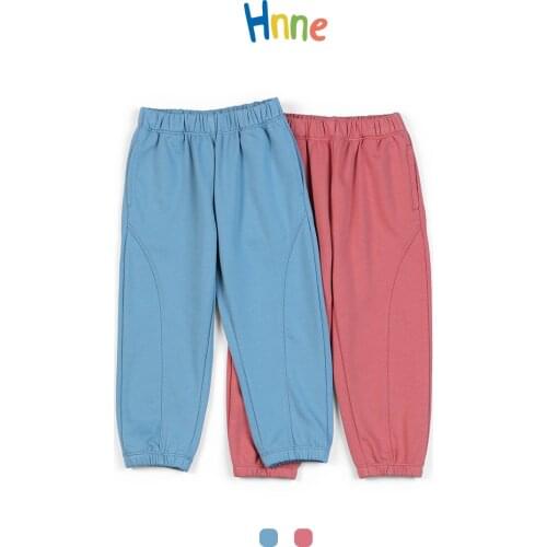 Hnne 2021 Autumn Winter New Childrens Sweatpants Unisex Boys Girls Casual Jogger Safety Comfortable Kids Pants HK210389