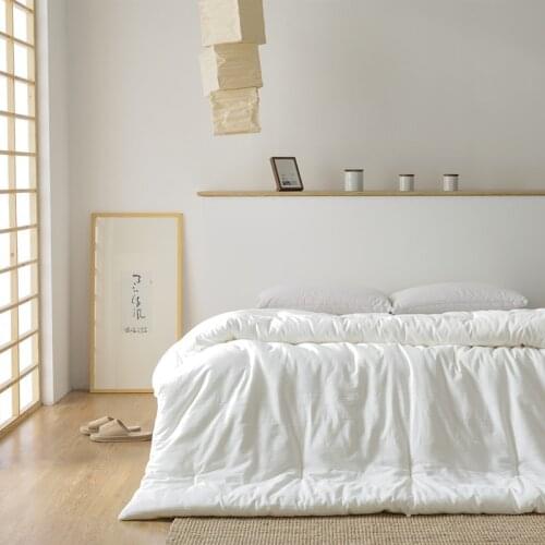 Summer White Down Quilt Comforter Cool Cotton Polyester Insert Quilts Cooling Blanket Twin Queen King Size Comforter Queen Size