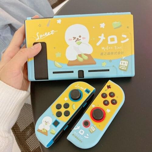 STARRY FOREST Melon Bichon cute blue soft protective case shell for nintendo switch for summer