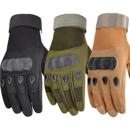 2020 Army Military Tactical Gloves Men Women Paintball Airsoft Shooting Combat Anti-Skid Bicycle Hard Knuckle Full Finger Gloves