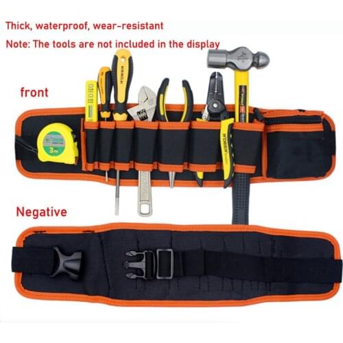 Waist Bag Shoulder Bag Canvas Electrician Tool Bag Multifunctional Waist Bag Waterproof And Wear-Resistant Electrician Repair