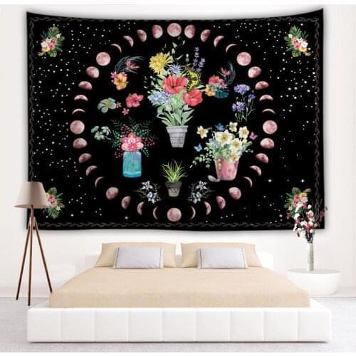 Nordic Psychedelic Butterfly Tapestry Wall Hanging Bohemian Hippie Witchcraft Tarot Science Fiction Room Home Decor