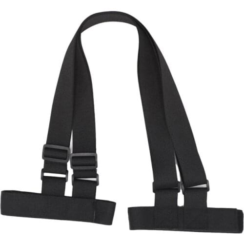 Adjustable Ski Bar Shoulder Carrier Hand Straps Skiing Bags Porter Hook Loop Protecting Ski Shoulder Strap Accessories