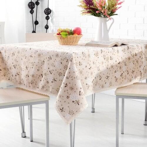 Linen Cotton Table Cloth Home Rectangular Table Mat with Tassel Dining Desk Decoration Hotel Tablecloth Drop Shipping