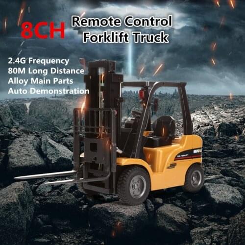 New Forklift Alloy Metal Plastic 1:10 2.4G 8CH M-Power Remote Control RC Monster Truck Multi-Players Toy RC Tractor Trucks