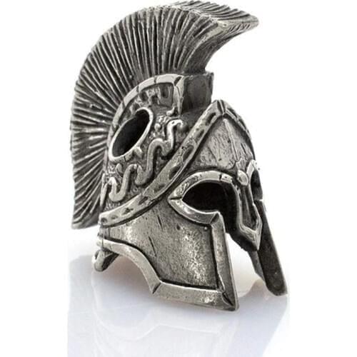 New Arrival Vintage Spartan Helmet Warriors Charms for Bracelet Necklace Keychain DIY Jewelry Making Accessories