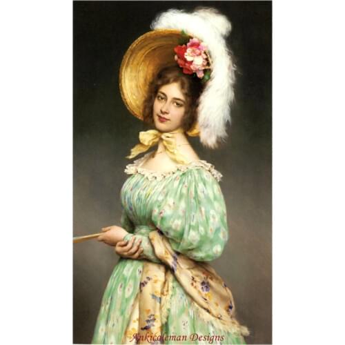 Needlework for embroidery DIY French DMC High Quality - Counted Cross Stitch Kits 14 ct Oil painting - Musette