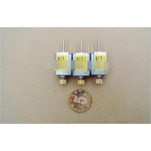 10PCS Mitsumi M15N-3 Series 6.0~28.0V Micro Motor With Gear And Double Shaft Used For Scanner Or DIY