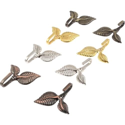 2xCurtain Drapery Tiebacks Door Wall Hat Hooks Holder Hanger Bronze Curtain Decorative Accessories Red Copper/Bronze/Silver/Gold