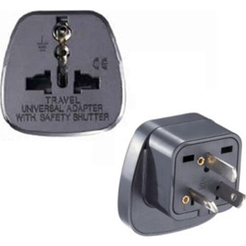 3pin AU Australia New Zealand Power Converter Electric Plug power Socket Adapter US/UK/EU to AU NZ Travel Socket