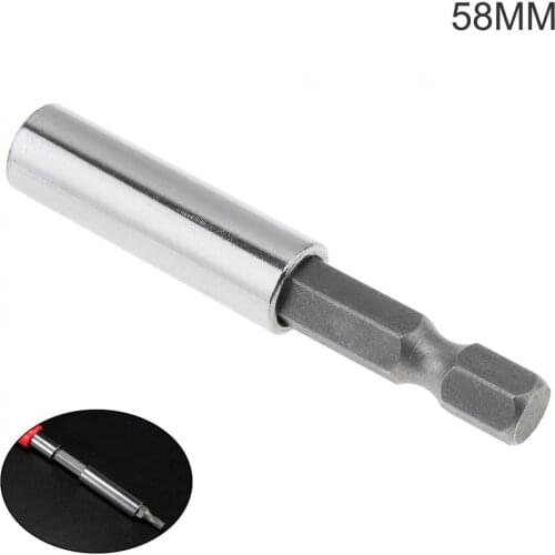 58mm Hex Shank Screwdriver Bit Extension Rod with Magnetic Extension Positioning Rod new