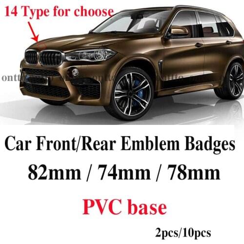 82mm 74mm 78mm Car emblem Caps With epoxy label Covers Auto Front Bonnet Logo Boot Trunk Badge for E60 E90 F10 F30 F15 E91 E92