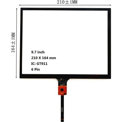 9.7 inch CTP-1127 CTP-1219 CTP-1153 GT911 CTP-1085-R1 R2 R3 R4 LCD DISPLAY Touch panel car gps multimedia radio player For
