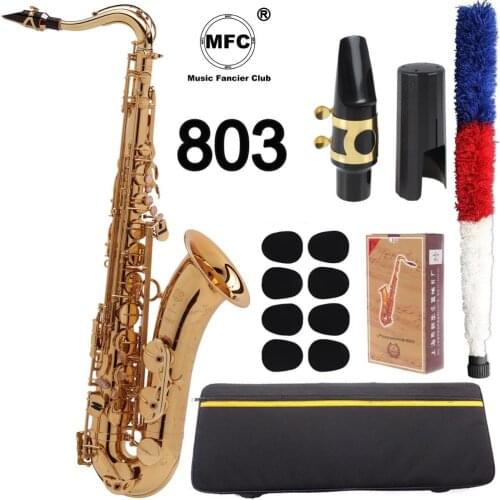 Brand MFC Tenor Saxophone 803 SERIE III 80 III Gold Lacquer B-flat Tenor Sax SERIE III With Case Mouthpiece Reeds Neck