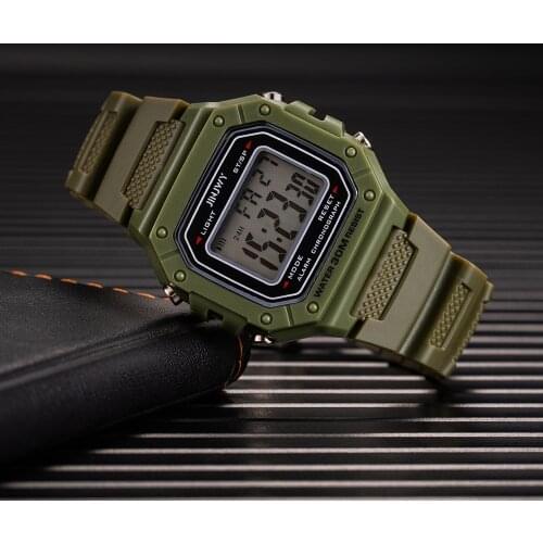 Military Watch Men Waterproof LED Electronic Digital Watch 24 hours Chronograph Wristwatch Women Sports Clock reloj hombre