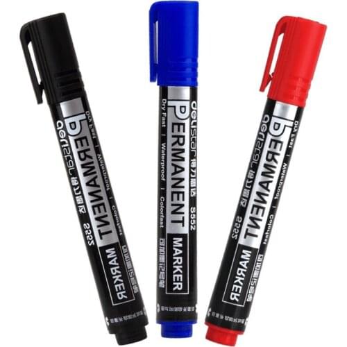 S552 Ink Marking Pen Coarse Head Non-fading/fading Oily Marking Pen Wholesale Classroom stationery office supplies