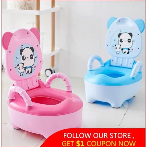 Baby Potty For Children Boys Toilet Seat Baby Potty Training Girls Portable Toilet Bedpan Comfortable Backrest Cartoon Pots