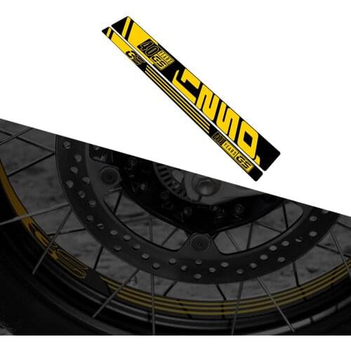 Motorcycle Wheel Reflective 40 Years Rim Sticker Case for BMW R1200GS R1250GS Adventure 2014-2021