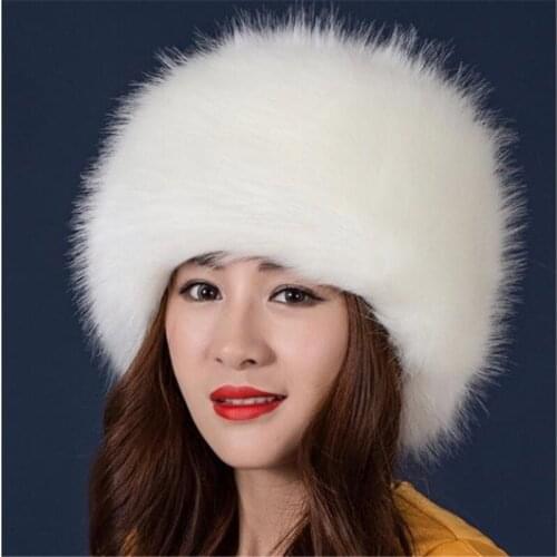 Woman Plus Size Plus Cotton Thicken Skullies & Beanies Caps Man Winter Warm Ear Protection Hats Male Warm Anti-wind Fur Cap