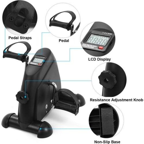 Hot sale Mini Pedal Stepper Exercise Machine LCD Display Indoor Cycling Bike Stepper Treadmill Ttraining Apparatus For Gym