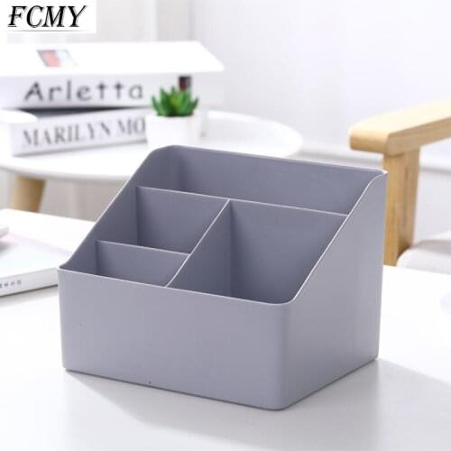 Desk Office Organizer Storage Holder Desktop Pencil Pen Sundries Badge Box Stationery Office School Living Room Supplies