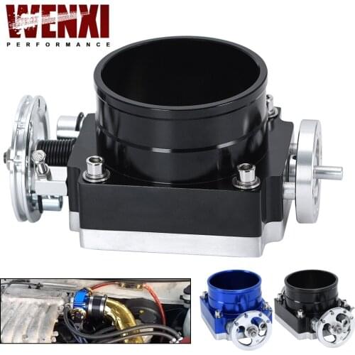 NEW 90MM THROTTLE BODY PERFORMANCE INTAKE MANIFOLD BILLET ALUMINUM HIGH FLOW WX6990