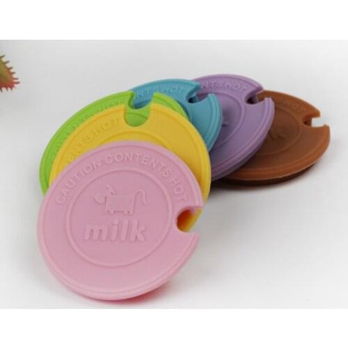 100pcs/lot Plastic Water Drinking Cup Lid Anti-dust Cover Cups Seals Glass Mugs Cap Milk cup Cover With spoon hole