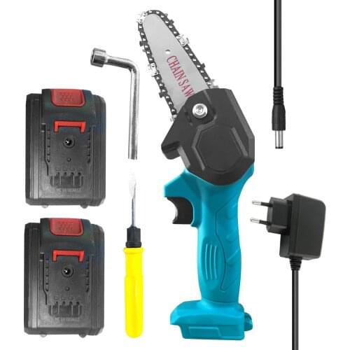 Portable Professional Electric Pruning Saw Small Wood Spliting Chainsaw One-handed Woodworking Tool for Garden Orchard