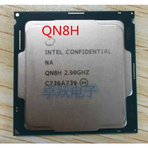 QN8H ES CPU INTEL I7 Engineering version of intel core I7 8700 Six core 2.9 graphics HD630 work on LAG 1151 used Z370 board