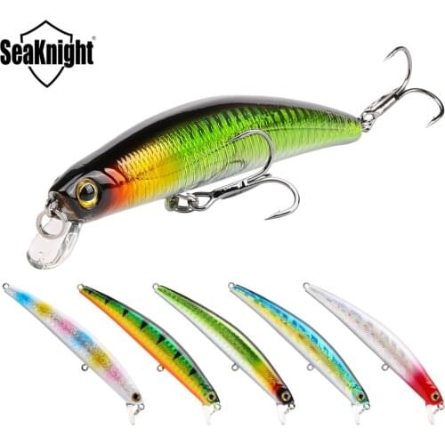 SeaKnight SK025 Minnow Fishing Lures 5Pcs/Lot 100mm 11g 0-0.5M Artificial Bait Floating Lure Wobblers Lifelike Peche