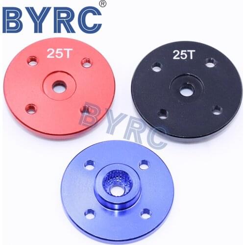 1pcs Metal Servo Arm 25T Round Type Disc Matal Horns for MG995 MG996R MG945 MG995 MG946 Rc Servos Futaba Robot
