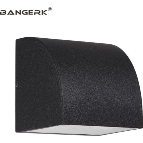 Nordic Outdoor Wall Lamp Modern 12W COB LED Porch Light Waterproof Rust Garden Wall Lights Sconce Aluminum Lighting Fixtures