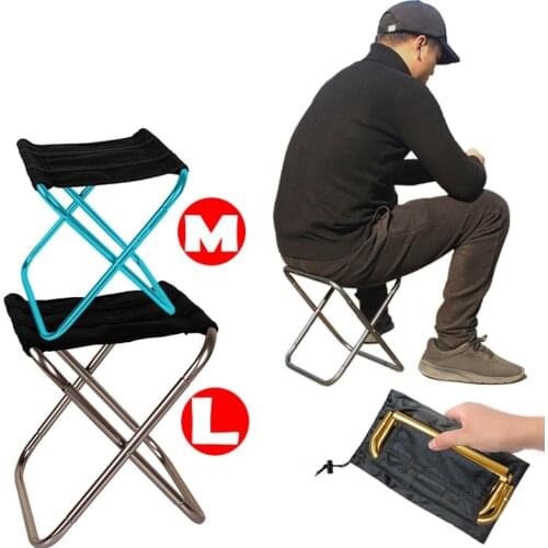 Folding Fishing Chair Lightweight Picnic Camping Chair Foldable Aluminium Cloth Outdoor Portable Beach Chair Outdoor Furniture
