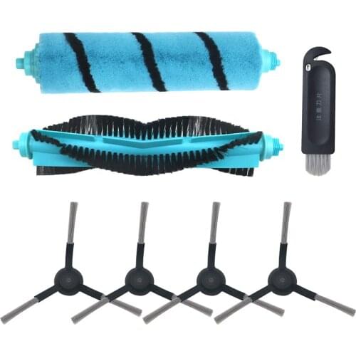 Replacement Roller Soft Brush Side Brush for Cecotec Conga 3490 4090 5090 Robot Sweeper Vacuum Cleaner for xiaomi STYJ02YM