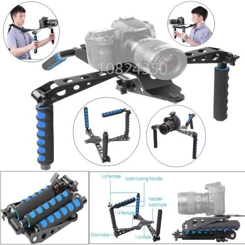 DSLR Camera Filmmaking System Shoulder Mount Stabilizer for Canon 5D Mark II/1D/7D/550D/60D/T2i/600D for Nikon D4/D800 for Sony