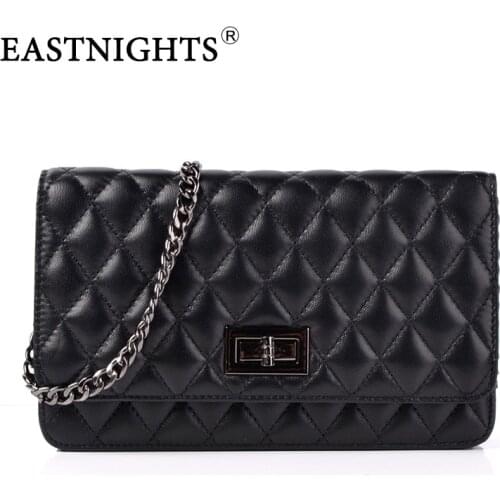 High Quality Sheepskin Handbags Women Genuine Leather Shoulder Bags Ladies Fashion Chain Plain Small Crossbody Purse TW2819
