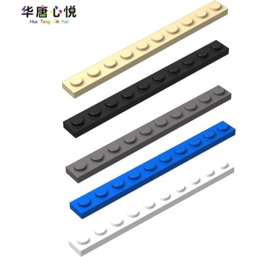 MOC Building Blocks 1x10 Normal Plates 20 Pieces of Bulk Small Particle 4477 Accessories Building Block Castle Toys For Children