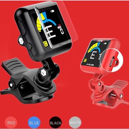 AROMA AT-100 TUNER For chromatic,guitar,bass,violin,ukulele small size accurate tuning Clip-on tuner and metronome