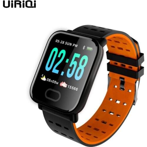 UiRiQi Smart Watch 1.3 Inch Big Screen Fitness Tracker Remote Control Smart Bracelet Waterproof Wristband Watch With Heart Rate