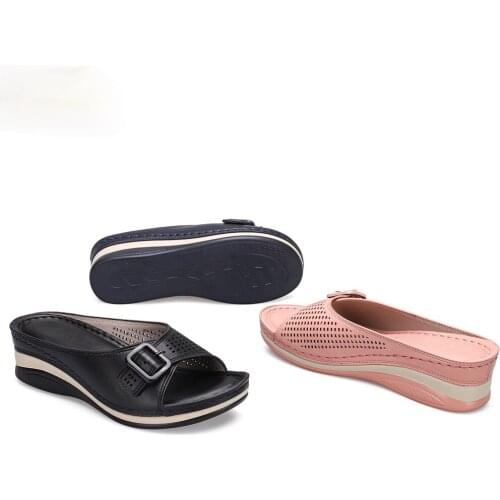 Womens Shoes 2021 New Bohemian Platform Fashion Slippers Women Plus Size Sandals Fashion Shoes Shoes Woman