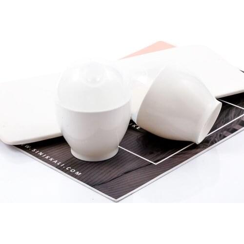 2pcs PP Egg Boiler Poacher Cup Quick Cooking Tools Food Grade Microwave Oven Eggs Cooker Cup Kitchen Pancake Maker