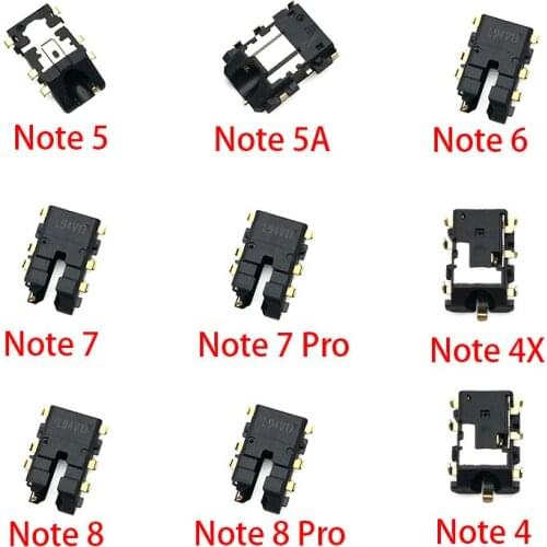 5pcs/lot Earphone Headphone Audio Jack Flex Cable Replacement For Xiaomi Redmi Note 3 4 5 5A 6 7 8 Pro