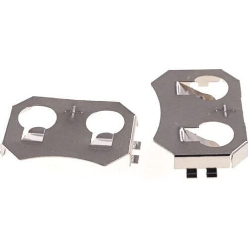 500pcs / tape & reel SMD Tab 20mm CR2032 2032 Battery Button Cell Holder Coin Cell Retainer Battery Holder surface mount PCB