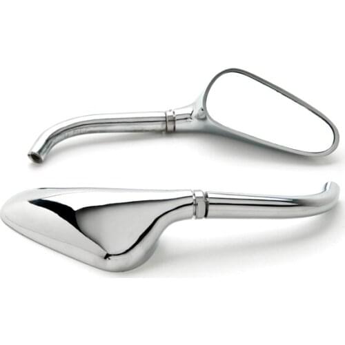 Brand new 100% Chrome Golf Club Mirrors L&R For Kawasaki Mach 500 750 KH S3 Trial Boss